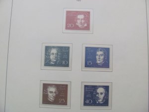 GERMANY MNH 1949-1972 (4) LIGHTHOUSE & SCHAUBEK ALBUMS COMPLETE  SIGNED (38)