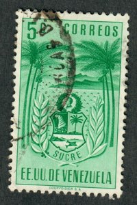 Venezuela #534 used single