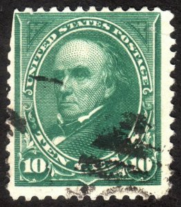 1895, US 10c, Daniel Webster, Used, Sc 273