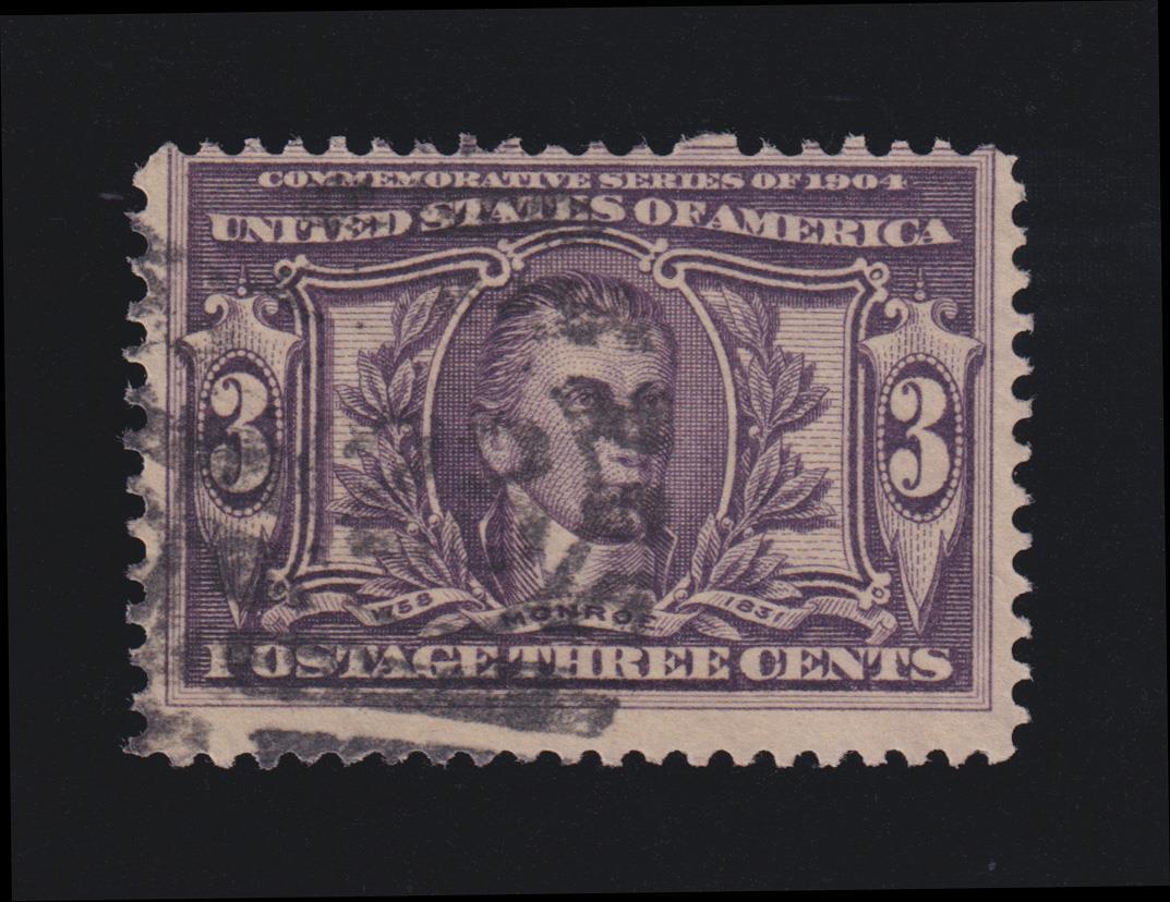 US Louisiana Purchase Stamp #325 Used F/VF Centering Catalog Value $27.50