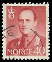 Norway - 362 - Used - SCV-0.25