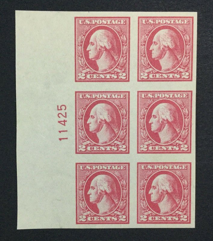 MOMEN: US STAMPS #534 PLATE BLOCK MINT OG 1H/5NH XF LOT #35231