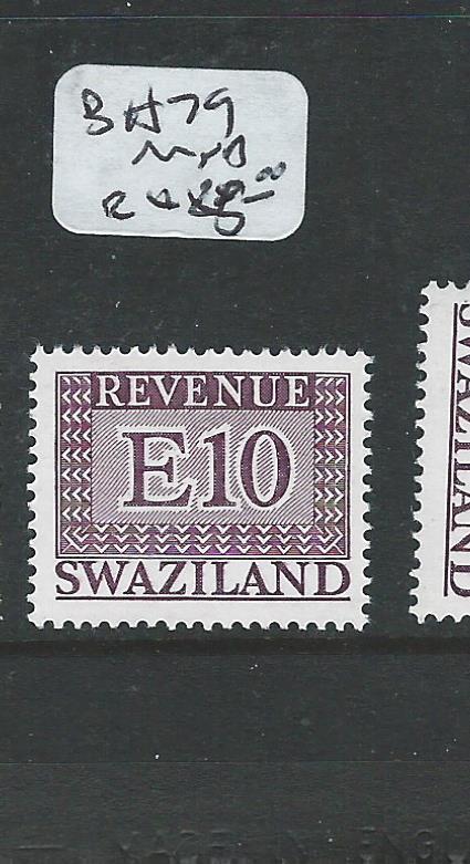 SWAZILAND (P1907B) MODERN REVENUE E10  BH79  MNH