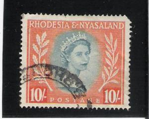 Rhodesia & Nyasaland  Scott#  154  Used