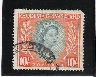 Rhodesia & Nyasaland  Scott#  154  Used