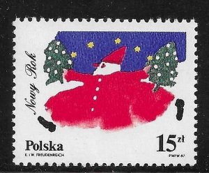 Poland 1987 New Year 1988 Sc 2840 MNH A3163