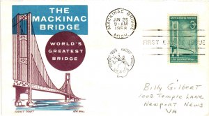 #1109 Mackinac Bridge – Cachet Craft Boll Cachet