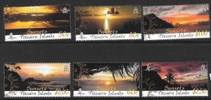 PITCAIRN ISLANDS SG768/73 2008 SUNSETS MNH