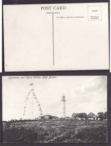 South Africa-cover #12859-unused p/c showing Bluff Durban Lighthouse-