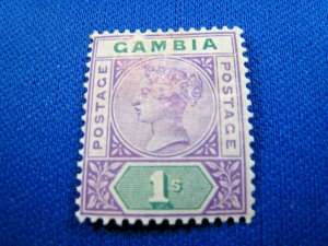 GAMBIA  1898  -  SCOTT # 27  -  MH      (Hg3)