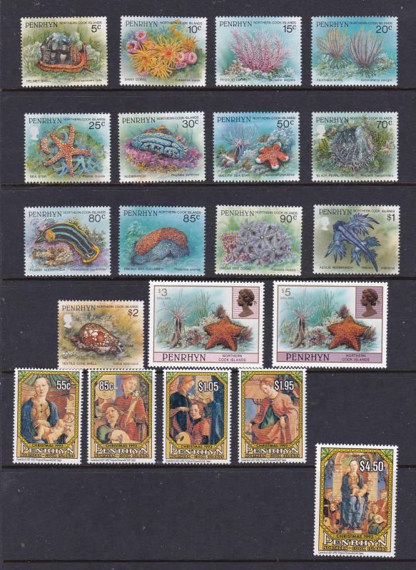 Penrhyn x 2 MNH sets