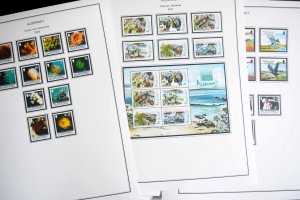 COLOR PRINTED GB ALDERNEY 1983-2020 STAMP ALBUM PAGES (89 illustrated pages)