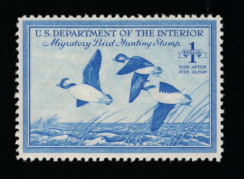 AFFORDABLE GENUINE SCOTT #RW15 VF-XF MINT OG NH 1948 FEDERAL DUCK STAMP #13244