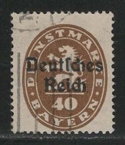 German States Bavaria Scott # O57, used, exp h/s