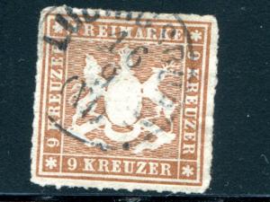 Wuerttemberg #45 Used VF - Lakeshore Philatelics 