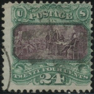 #120 FINE USED WITH LIGHT BLACK CANCEL; RICH COLORS CV $700.00 BP9576