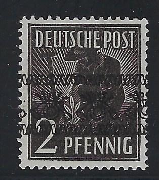 Germany AM Post Scott # 600, mint hr, variation inverted o/p