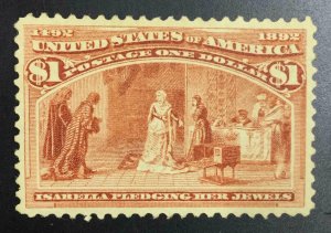 MOMEN: US STAMPS #241 MINT OG LH VF/XF LOT #74337*