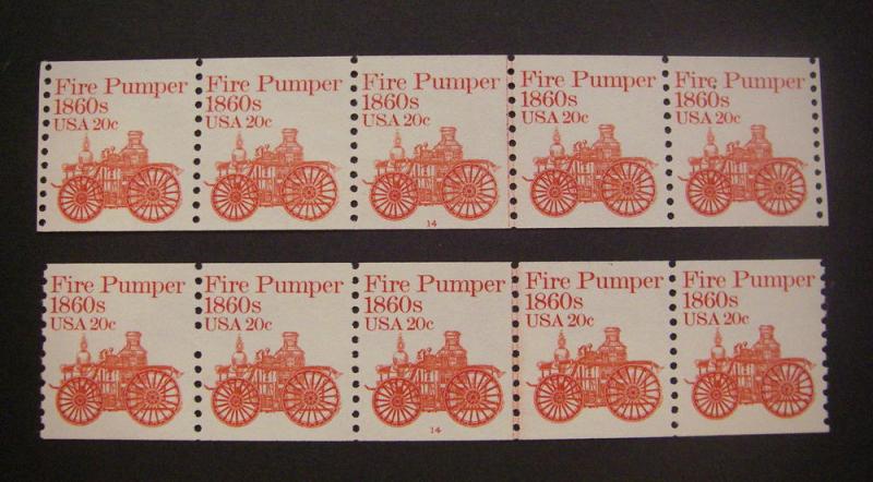 Scott 1908, 20c Fire Pumper, PNC5 #14, MNH Beauty