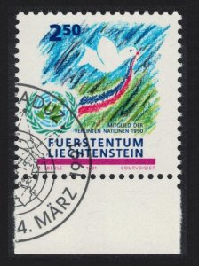 Liechtenstein Bird Admission to UN Membership 1991 CTO SG#1010