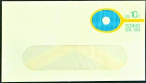 1974 Scott U569 stamped window envelope