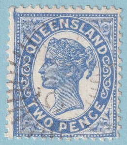 QUEENSLAND 105 USED EXTENDED FRAME VARIETY!   MQN