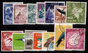 NAURU QEII SG66-79, 1966 complete set, FINE USED.