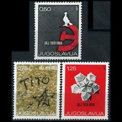 YUGOSLAVIA 1969 - Scott# 962-4 Events Set of 3 NH