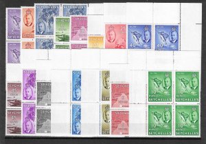 SEYCHELLES 1952 SG 158/72 MNH Cat £360