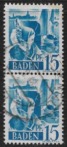 Germany #5N19 15pf Girl of Constance