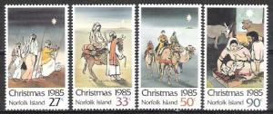 Norfolk Is. 373-6 MNH Set - Christmas 1985