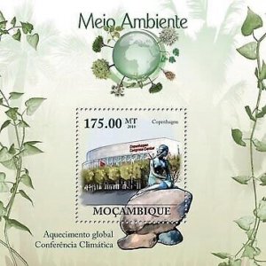 Mozambique - Global Warming -  Stamp S/S 13A-356