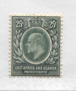 East Africa and Uganda KEVII 1907 25 cents mint o.g. hinged