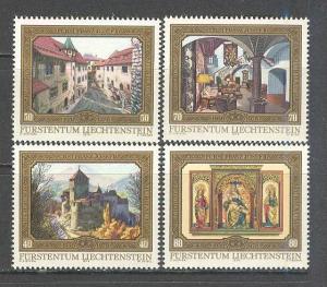 LIECHTENSTEIN Sc# 660 - 662 MNH FVF Set3 Stallion Carriage 