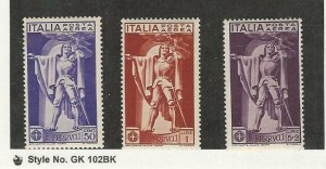 Italy, Postage Stamp, #C20-C22 Mint NH, 1930 Airmail, JFZ