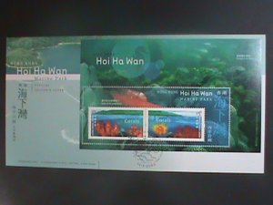 ​CHINA-HONG KONG 2002-SC# 982a S/S FDC-HOI HA WAN- CORALS MNH OFFICIAL FDC VF