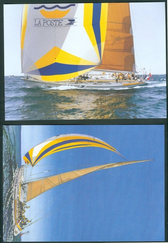 France 1992. 2 Stationery Card. Europe. Columbus Voyages. Sail ships. Unposted.