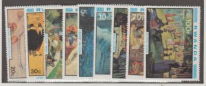 Rwanda Scott #983-991 Stamps - Mint NH Set