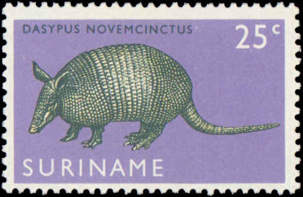 Suriname #362-364, Complete Set(3), 1969, Animals, Never Hinged
