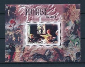 [57747] Gambia 2000 Horse in art Painting MNH Sheet