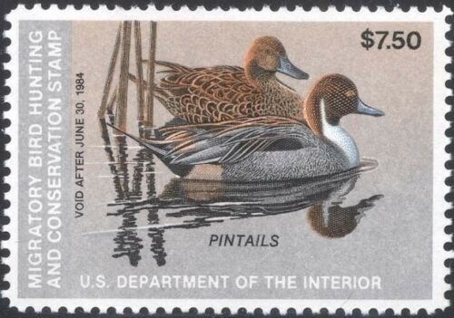 RW50, Pintails Federal Duck Stamp VF OG NH - Stuart Katz 