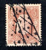 Belgium #39   XF, Used,  roller ball cancel,  CV $700.00  ....   0580039