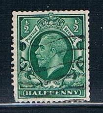 Great Britain 210a: 0.5p George V, w/mk sideways, used, F-VF