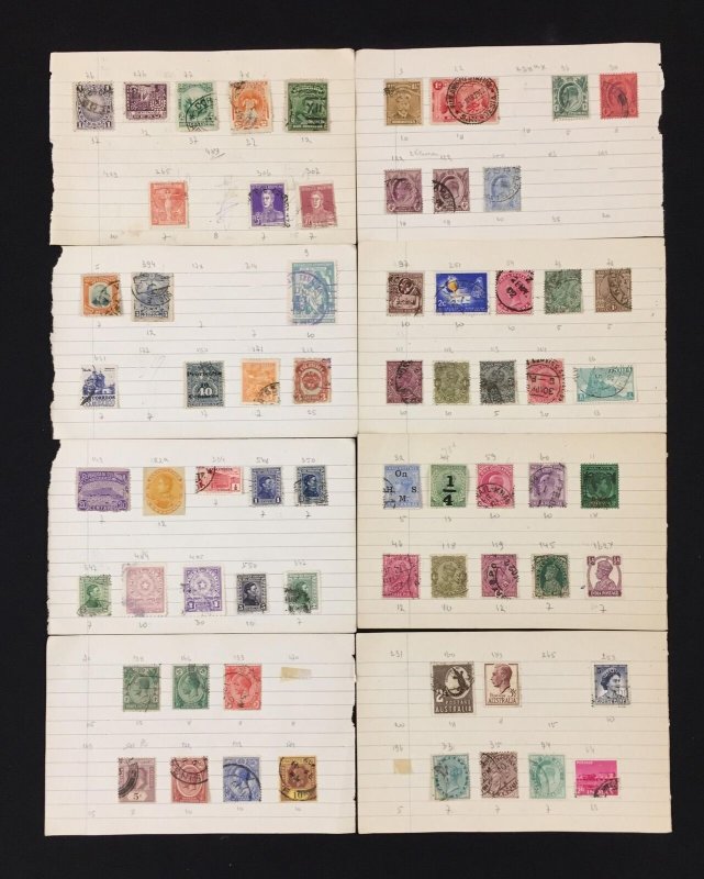 World Commonwealth Early/Mid Used Mixture(Aprx 260 stamps )TK216)