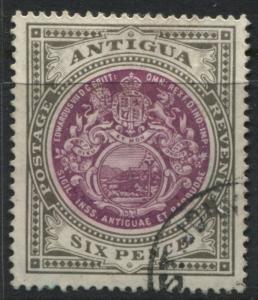 1911 Antigua 6d used Scott #36