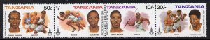 TANZANIA - 1980 - Olympics - Perf 4v Set - Mint Never Hinged