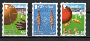 Gibraltar 817-819 MNH