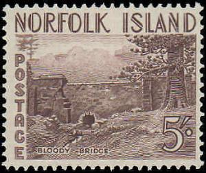 1953 Norfolk Islands #13-18, Complete Set(6), Hinged