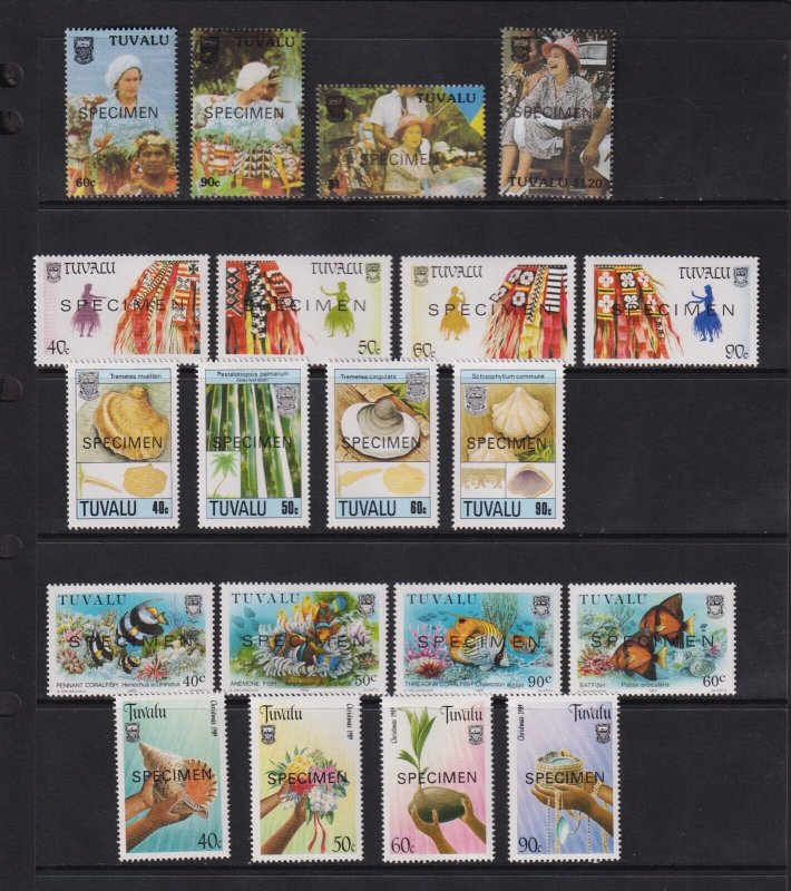 Tuvalu - 5 Commemorative sets, cat. $ 36.05