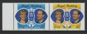 JERSEY SG903/4 1999 ROYAL WEDDING MNH